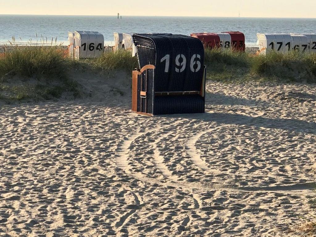 Ferien Im Wangerland Ferienwohnung Leuchtturm Minsen Schillig Hund Pool Sauna Norderaltendeich Екстер'єр фото