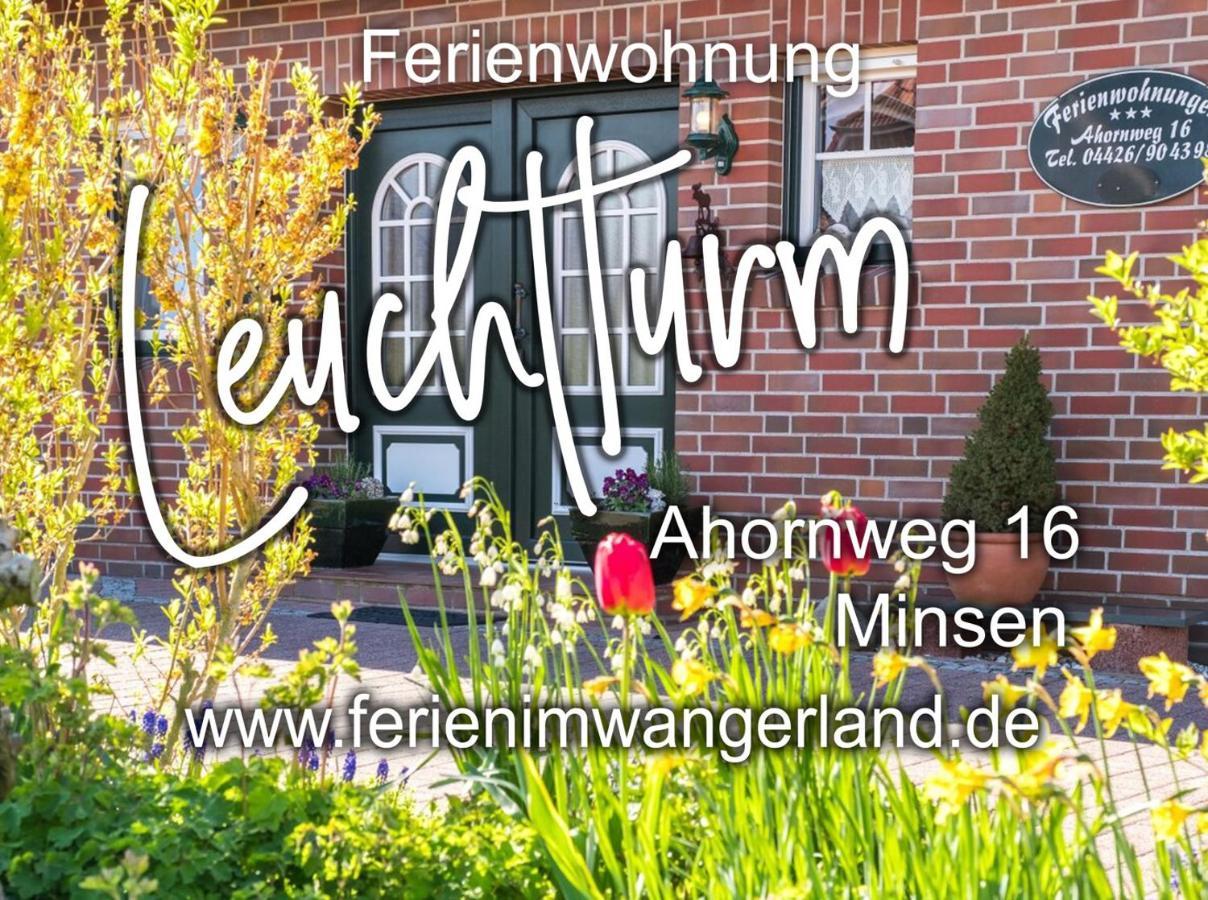 Ferien Im Wangerland Ferienwohnung Leuchtturm Minsen Schillig Hund Pool Sauna Norderaltendeich Екстер'єр фото